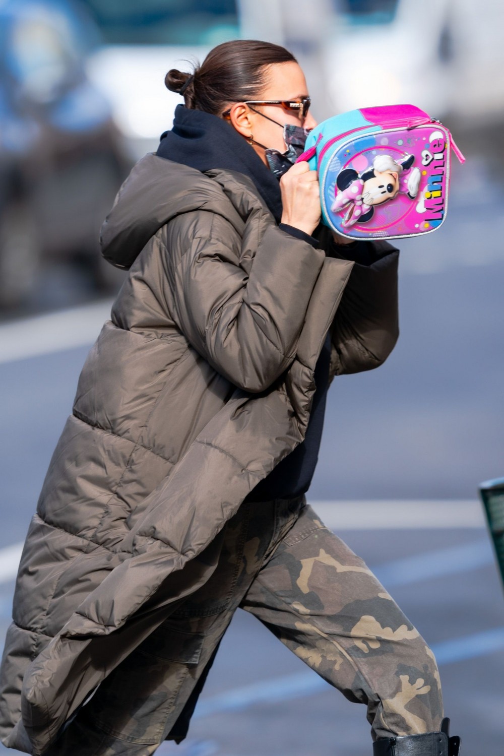 NEW YORK NEW YORK  NOVEMBER 18 Irina Shayk is seen in the West Village on November 18 2020 in New York City. 