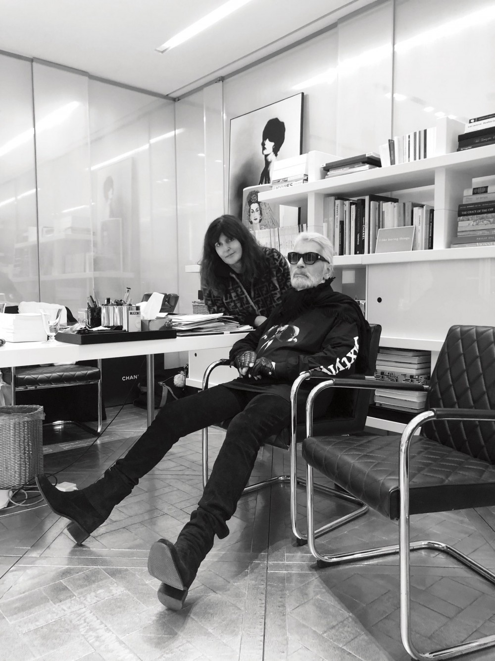 Viard and the late Karl Lagerfeld whom she first joined at Chanel as a studio intern in 1987.