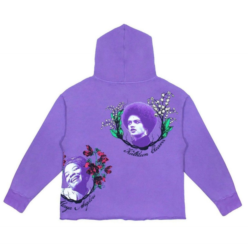 Image may contain Clothing Apparel Sweater Hoodie Sweatshirt and Kathleen Cleaver