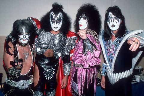 new york, ny  circa 1979 peter criss, gene simmons, paul stanley, and ace frehley of kiss at kiss concert on july 25, 1979 at madison square garden in new york city, new york photo by robin platzerimagesgetty images