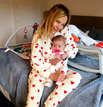 Ana Obregón y su pequeña, con el mismo pijama
