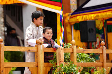 Los príncipes de Bután