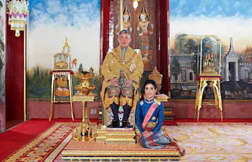 Rama X y su consorte real