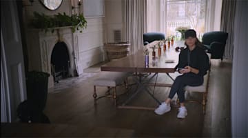 Victoria Beckham en su casa de Londres