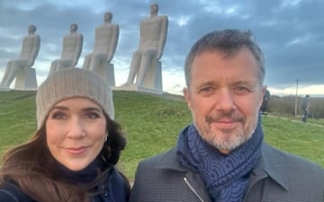 Federico y Mary de Dinamarca en Esbjerg