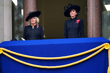 La reina Camilla y la princesa de Gales