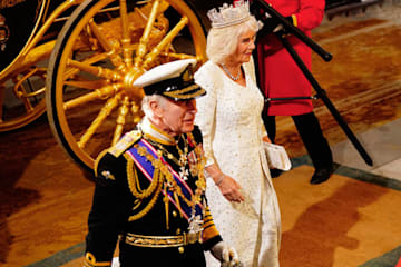 Carlos III y su esposa