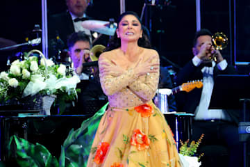 Isabel Pantoja durante su concierto