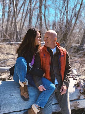 Bruce Willis y su mujer Emma 