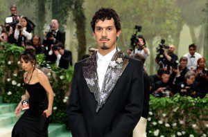 Omar Apollo attends The 2024 Met Gala Celebrating 