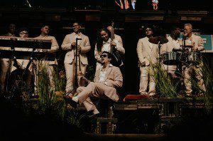 Bad Bunny performs onstage during night 1 of Bad Bunny: 