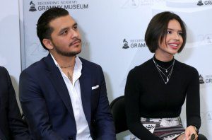 Christian Nodal and Ángela Aguilar