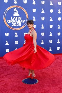 Camilú attends The 26th Annual Latin GRAMMY Awards at MGM Grand Garden Arena on November 13, 2025 in Las Vegas, Nevada.