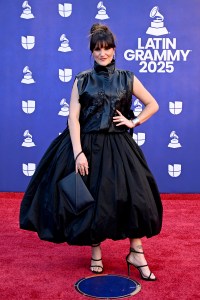 Rozalén attends The 26th Annual Latin GRAMMY Awards at MGM Grand Garden Arena on November 13, 2025 in Las Vegas, Nevada.