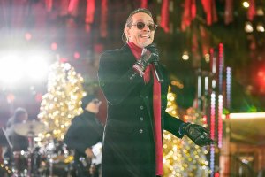 Marc Anthony performs during the annual Rockefeller Christmas Tree Lighting on Dec. 3, 2025 in NYC.