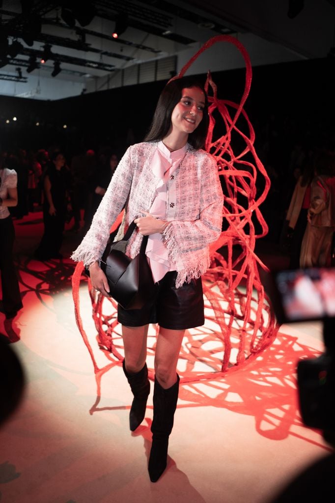 Victoria Federica en la semana de la moda de Madrid.