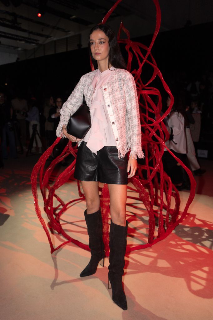 Victoria Federica en la semana de la moda de Madrid.