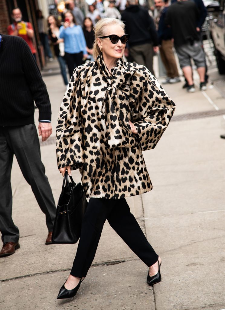 Meryl Streep en Nueva York promocionando 'El diablo viste de Prada 2'
