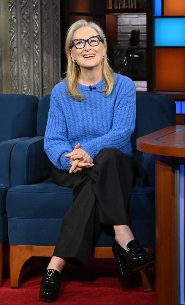 Meryl Streep en Nueva York promocionando 'El diablo viste de Prada 2'
