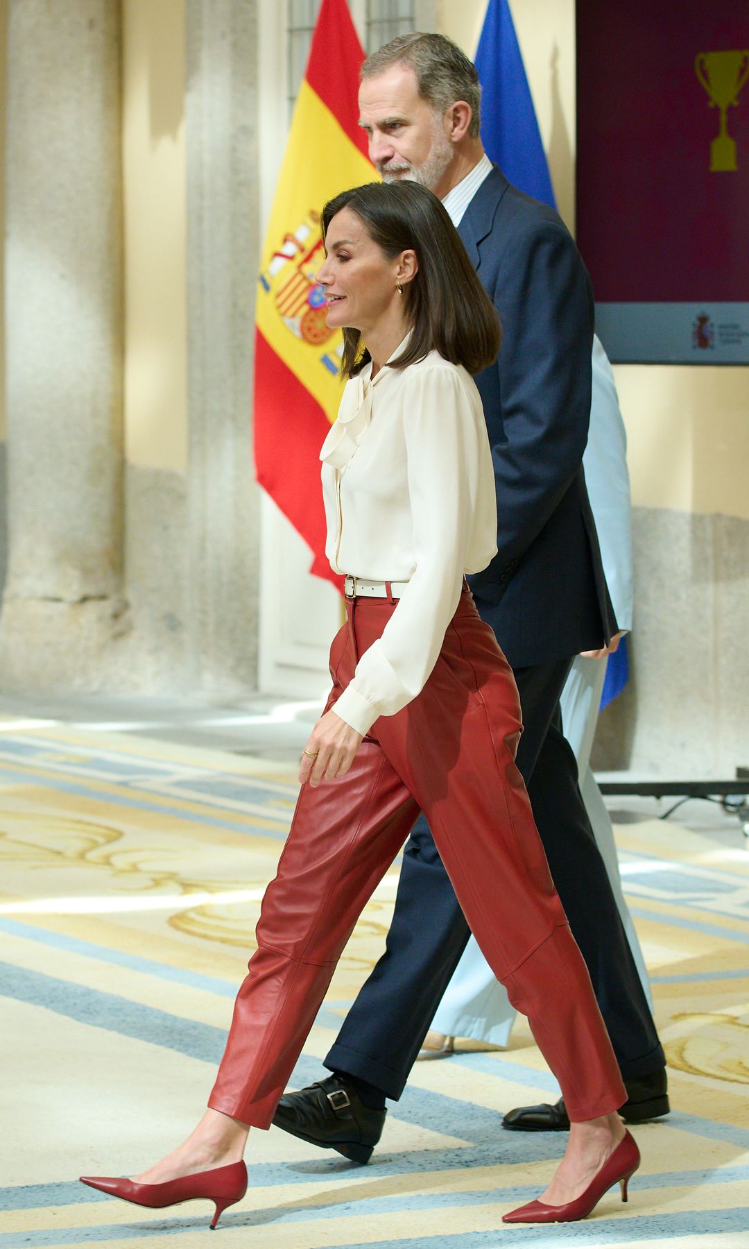 La reina Letizia en la entrega de Premios Nacionales del Deporte (2022) 