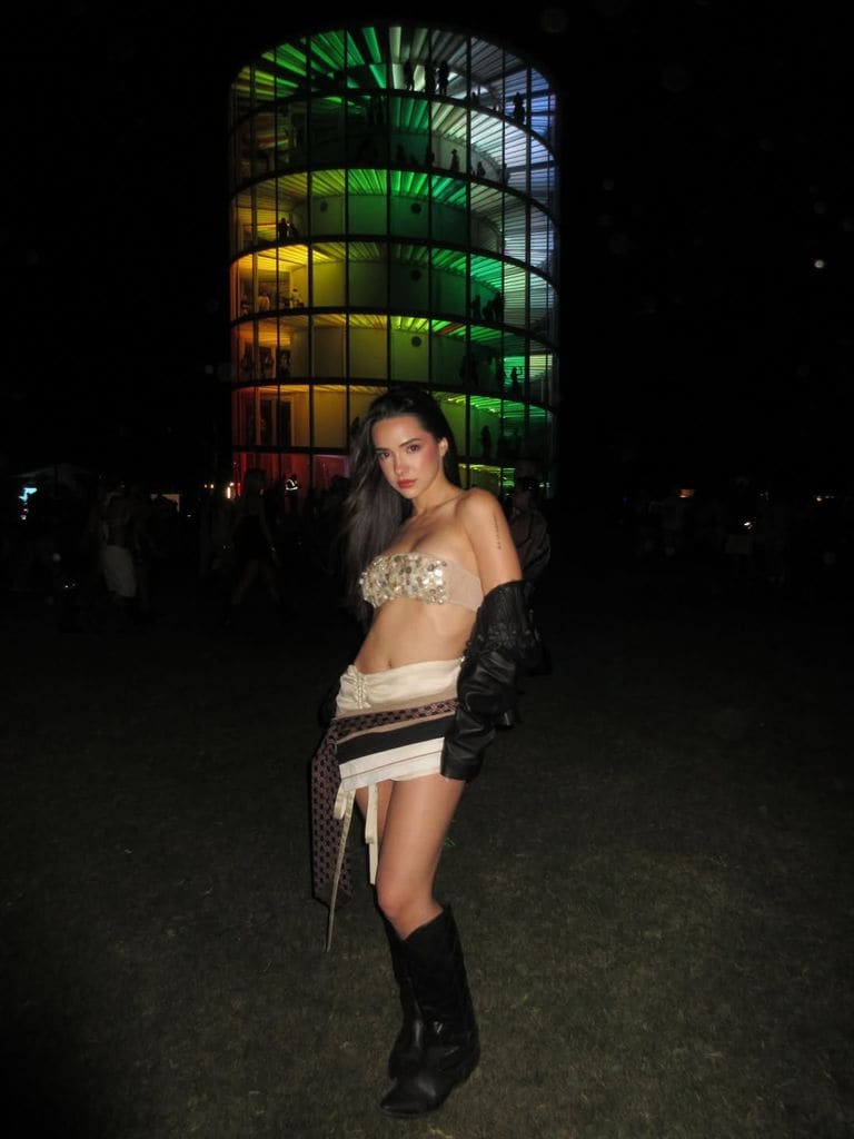Ángela Mármol en Coachella.