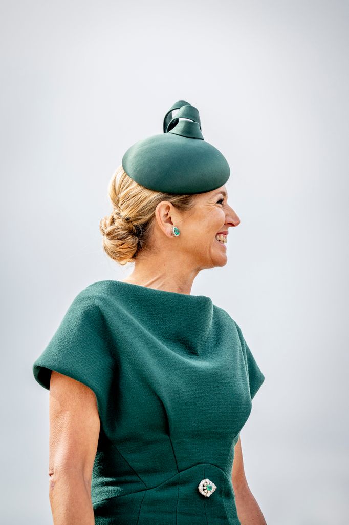 La reina Máxima de Holanda en la inauguración del nuevo boulevard en Scheveningen.