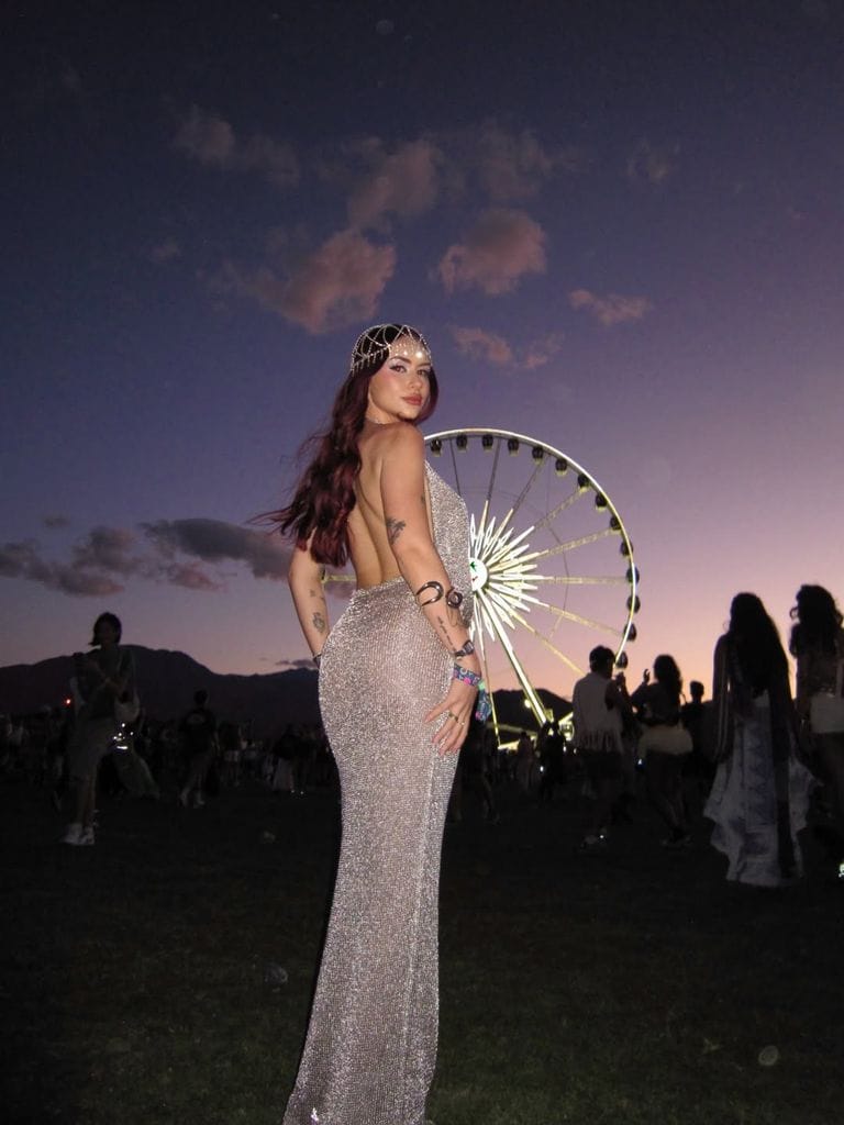 Abril Cols en Coachella 2026.