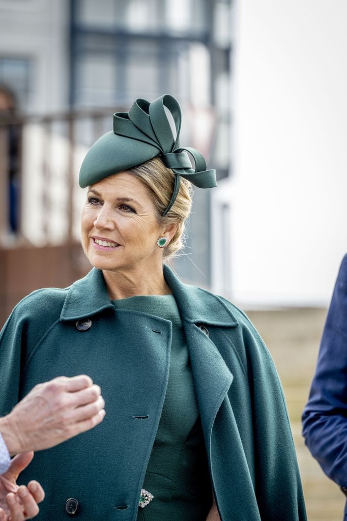 La reina Máxima de Holanda en la inauguración del nuevo boulevard en Scheveningen.