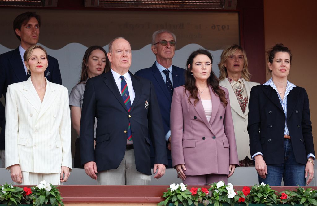 Los Grimaldi en la final de tenis de Montecarlo 2026.