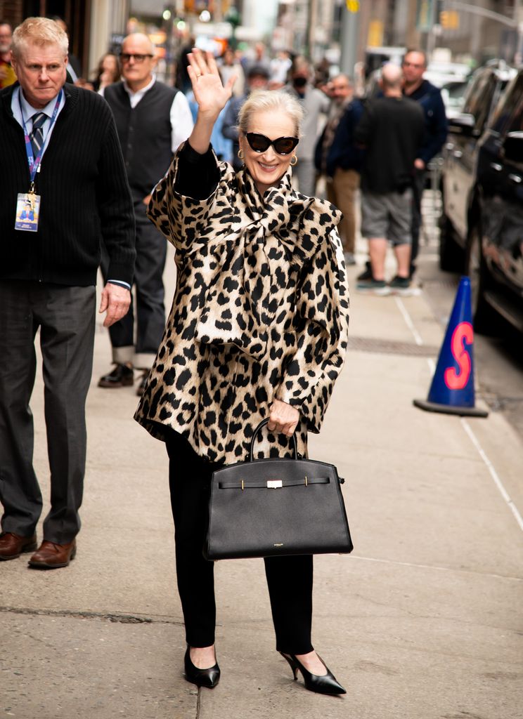 Meryl Streep en Nueva York promocionando 'El diablo viste de Prada 2'