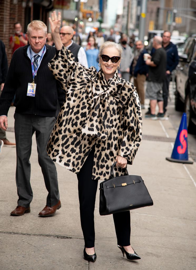 Meryl Streep en Nueva York promocionando 'El diablo viste de Prada 2'