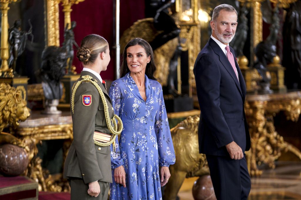 La reina Letizia en el Día de la Hispanidad 2023.