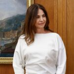 Mariló Montero's Sophisticated Linen Look at Zarzuela