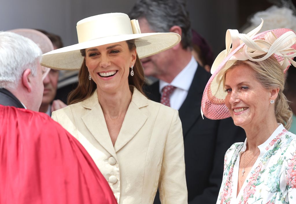 Kate Middleton and Sophie of Edinburgh at the Order of the Garter parade