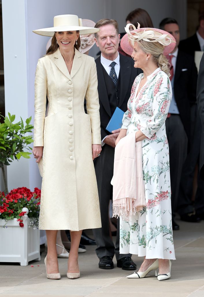 Kate Middleton and Sophie of Edinburgh at the Order of the Garter parade