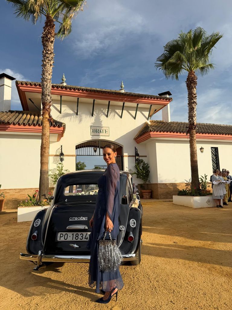 Eva González with guest dress by Nicolás Montenegro