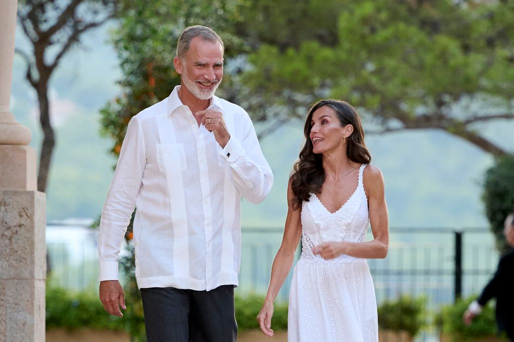 El rey Felipe VI y la reina Letizia en Marivent en 2025