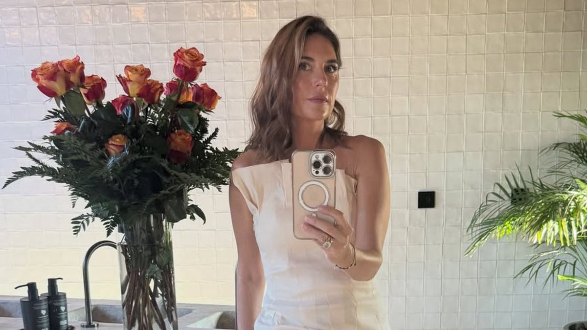 Lourdes Montes' Elegant White Look in Málaga