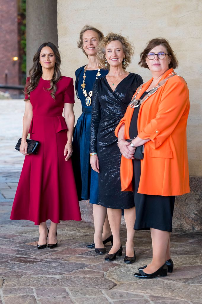 La princesa Sofía de Suecia en la ceremonia de graduación de la Universidad de Sophiahemmet en Estocolmo