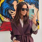 Paula Echevarría's Aubergine Trench Coat: The Autumn Essential