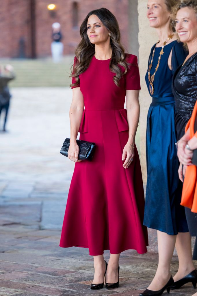 La princesa Sofía de Suecia en la ceremonia de graduación de la Universidad de Sophiahemmet en Estocolmo